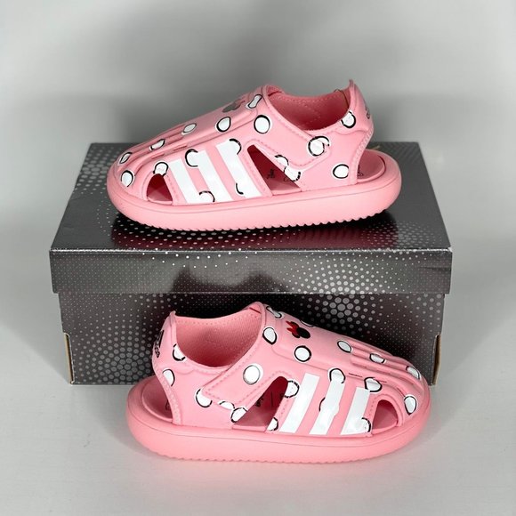 adidas x Disney 'Minnie Mouse' Toddler Girls Water Sandals NIB - Picture 3 of 9